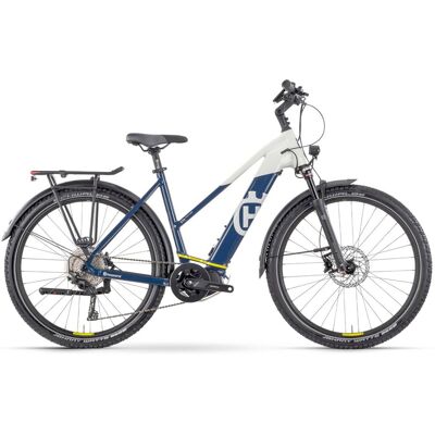Husqvarna E-bicycles Cross Tourer CT3 Deore EP8 Damen white / blue Husqvarna E-bicycles Cross Tourer CT3 Deore EP8 Damen white / blue