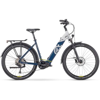 Husqvarna E-bicycles Cross Tourer CT3 Deore EP8 Wave white / blue Husqvarna E-bicycles Cross Tourer CT3 Deore EP8 Wave white / blue