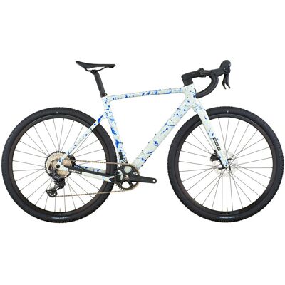 Scott Addict Gravel 30 Diamant white/splatter blue Scott Addict Gravel 30 Diamant white/splatter blue