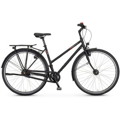 VSF Fahrradmanufaktur T-100 HS11 FL Trapez ebony matt VSF Fahrradmanufaktur T-100 HS11 FL Trapez ebony matt