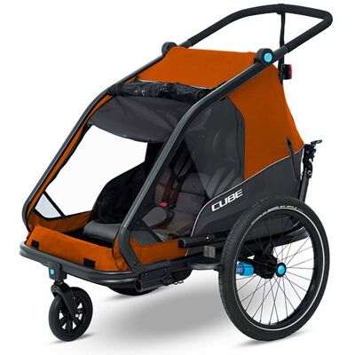 Cube Double Kids Actionteam Fahrradanhänger - Kinder Fahrradanhänger Cube Double Kids Actionteam Fahrradanhänger - Kinder Fahrradanhänger
