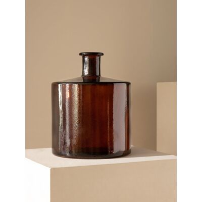 Frans Vase Glas Braun - Kenay Home Braun 26 cm x 21 cm Frans Vase Glas Braun - Kenay Home Braun 26 cm x 21 cm