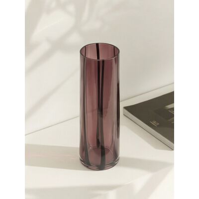 Brise Vase Bordeaux groß - Kenay Home Bordeaux 28 cm x 10 cm Brise Vase Bordeaux groß - Kenay Home Bordeaux 28 cm x 10 cm