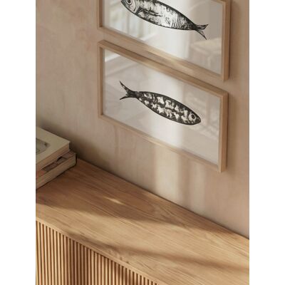 Arosa Wandbild 15x30 - Kenay Home Schwarz 15 cm x 30 cm Arosa Wandbild 15x30 - Kenay Home Schwarz 15 cm x 30 cm