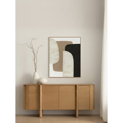 Kam Bild 80x100 - Kenay Home Schwarz 100 cm x 80 cm Kam Bild 80x100 - Kenay Home Schwarz 100 cm x 80 cm