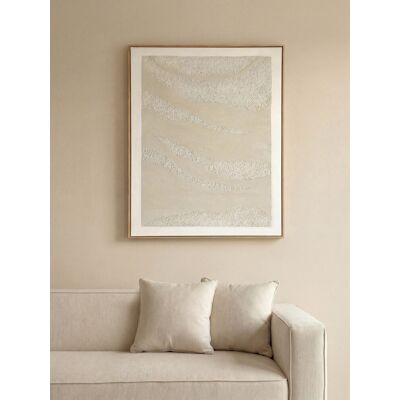 Formentera abstraktes Bild 80x100 - Kenay Home Beige 100 cm x 80 cm Formentera abstraktes Bild 80x100 - Kenay Home Beige 100 cm x 80 cm