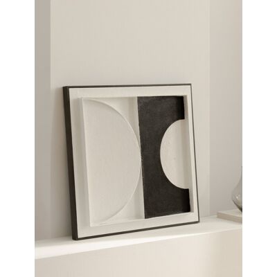 Fold Gemälde 60x60 - Kenay Home Schwarz 60 cm x 60 cm Fold Gemälde 60x60 - Kenay Home Schwarz 60 cm x 60 cm