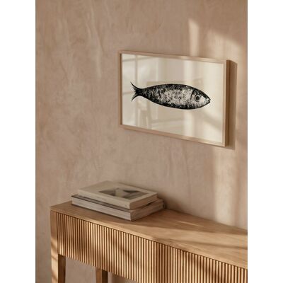 Alacha Wandbild 15x30 - Kenay Home Schwarz 15 cm x 30 cm Alacha Wandbild 15x30 - Kenay Home Schwarz 15 cm x 30 cm
