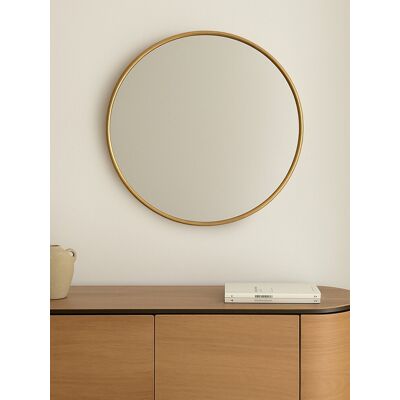 Egel großer runder goldener Spiegel - Kenay Home Vergoldet 80,4 cm x 80,4 cm Egel großer runder goldener Spiegel - Kenay Home Vergoldet 80,4 cm x 80,4 cm