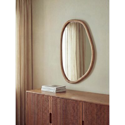 Naturholzspiegel Dule - Kenay Home Natur 61,5 cm x 38 cm Naturholzspiegel Dule - Kenay Home Natur 61,5 cm x 38 cm