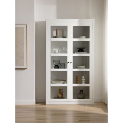 Versus weiße Vitrine - Kenay Home 198 cm x 114 cm Versus weiße Vitrine - Kenay Home 198 cm x 114 cm