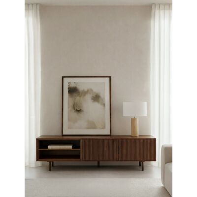 Moena TV-Möbel 180 aus massivem Holz - Kenay Home Natur 44 cm x 180 cm Moena TV-Möbel 180 aus massivem Holz - Kenay Home Natur 44 cm x 180 cm