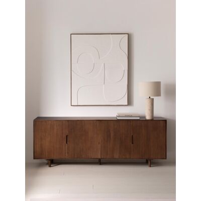 Moena Sideboard 180 aus Massivholz - Kenay Home Natur 65 cm x 178 cm Moena Sideboard 180 aus Massivholz - Kenay Home Natur 65 cm x 178 cm