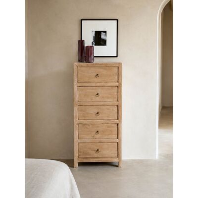 Rustic Kommode aus Naturholz - Kenay Home Natur 130 cm x 60 cm Rustic Kommode aus Naturholz - Kenay Home Natur 130 cm x 60 cm