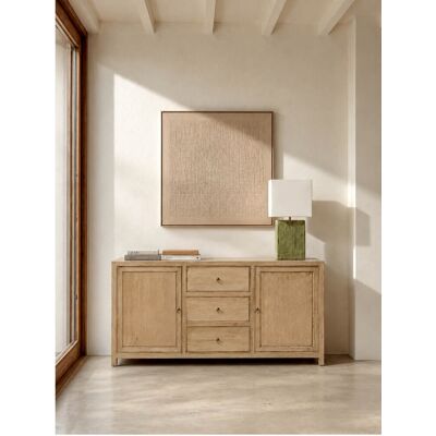 Rustic Sideboard 180 aus Naturholz - Kenay Home Natur 88 cm x 180 cm Rustic Sideboard 180 aus Naturholz - Kenay Home Natur 88 cm x 180 cm