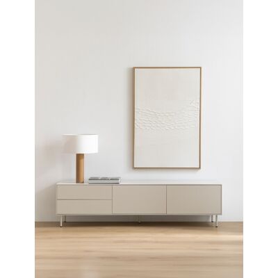 Qbic TV Schrank 180 Tortora - Kenay Home Beige 48 cm x 182,5 cm Qbic TV Schrank 180 Tortora - Kenay Home Beige 48 cm x 182,5 cm