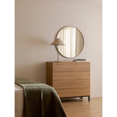 Kolb Kommode natur 5 Schubladen - Kenay Home Natur 96 cm x 100 cm Kolb Kommode natur 5 Schubladen - Kenay Home Natur 96 cm x 100 cm