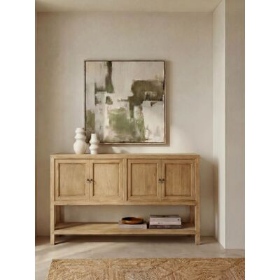 Rustic Sideboard 160 aus Naturholz - Kenay Home Natur 90 cm x 160 cm Rustic Sideboard 160 aus Naturholz - Kenay Home Natur 90 cm x 160 cm