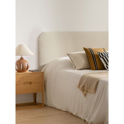 Coline Kopfteil gepolstert 150/160 Beige - Kenay Home Beige 118 cm x 165 cm Coline Kopfteil gepolstert 150/160 Beige - Kenay Home Beige 118 cm x 165 cm