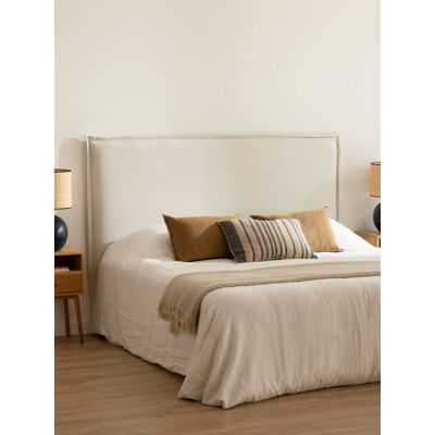 Flen Kopfteil gepolstert 180 Wollweiß - Kenay Home Weiß 133,5 cm x 195 cm Flen Kopfteil gepolstert 180 Wollweiß - Kenay Home Weiß 133,5 cm x 195 cm