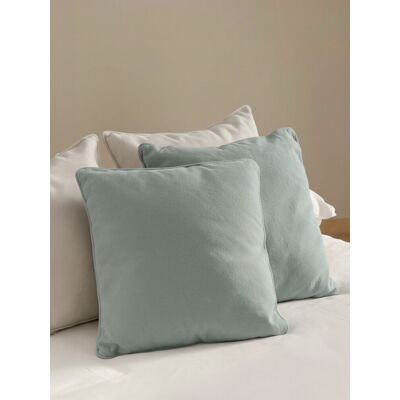Bloq 2er-Set Kissen Light Mint - Kenay Home Blau 45 cm x 45 cm Bloq 2er-Set Kissen Light Mint - Kenay Home Blau 45 cm x 45 cm