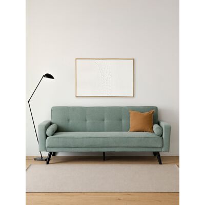 Dallas 3-Sitzer Klick-Klack-Schlafsofa Aquamarin - Kenay Home Grün 85,5 cm x 205 cm Dallas 3-Sitzer Klick-Klack-Schlafsofa Aquamarin - Kenay Home Grün 85,5 cm x 205 cm