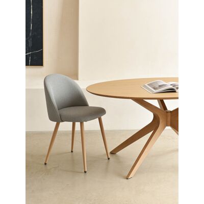 Kenay Home Graue Polsterstuhl Kenay Home Graue Polsterstuhl