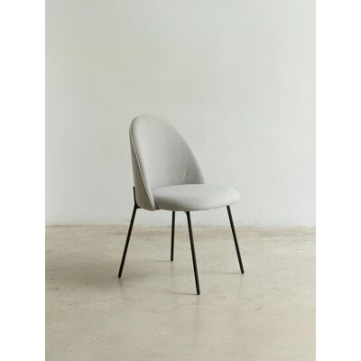 Tall grau gepolsterter Stuhl - Kenay Home Grau 84,5 cm x 50 cm Tall grau gepolsterter Stuhl - Kenay Home Grau 84,5 cm x 50 cm