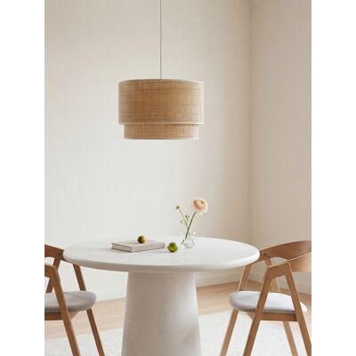 Lombok Doppel-Deckenlampe in Weiß - Kenay Home Natur 30 cm x 40 cm Lombok Doppel-Deckenlampe in Weiß - Kenay Home Natur 30 cm x 40 cm