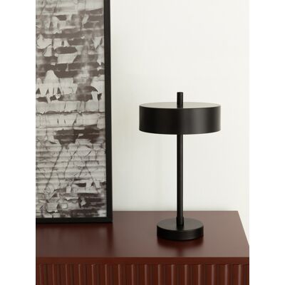 Note schwarze Tischlampe - Kenay Home Schwarz 35 cm x 20 cm Note schwarze Tischlampe - Kenay Home Schwarz 35 cm x 20 cm