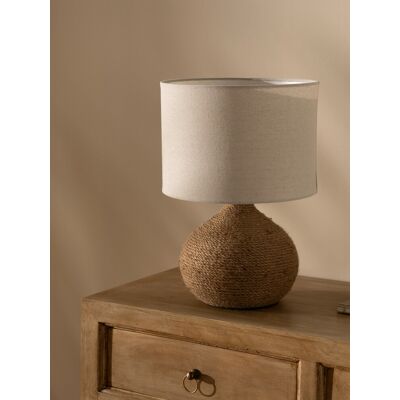 Rope Tischlampe braun - Kenay Home Beige 42 cm x 28 cm Rope Tischlampe braun - Kenay Home Beige 42 cm x 28 cm