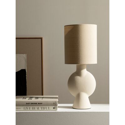 Round Tischlampe Weiß - Kenay Home Weiß 54,5 cm x 20,5 cm Round Tischlampe Weiß - Kenay Home Weiß 54,5 cm x 20,5 cm