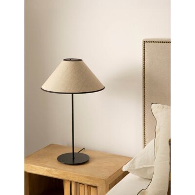 Kioto schwarze Tischlampe - Kenay Home Schwarz 57 cm x 35 cm Kioto schwarze Tischlampe - Kenay Home Schwarz 57 cm x 35 cm