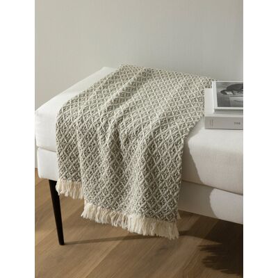 Ali Plaid Groen - Kenay Home Grau x 125 cm Ali Plaid Groen - Kenay Home Grau x 125 cm