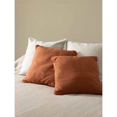 Bloq Pack 2er-Set Kissen Terrakota - Kenay Home Terrakotta 45 cm x 45 cm Bloq Pack 2er-Set Kissen Terrakota - Kenay Home Terrakotta 45 cm x 45 cm