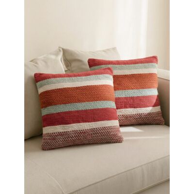 Mico 2er-Set Kissen bunt - Kenay Home Mehrfarbig 50 cm x 50 cm Mico 2er-Set Kissen bunt - Kenay Home Mehrfarbig 50 cm x 50 cm