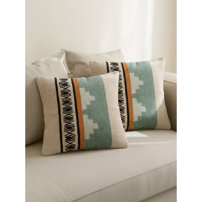 Ayara pack 2 kissen mint - Kenay Home Mehrfarbig 45 cm x 45 cm Ayara pack 2 kissen mint - Kenay Home Mehrfarbig 45 cm x 45 cm