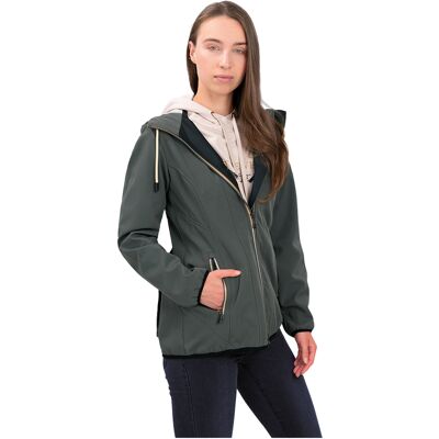 Knuffelwuff Damen Softshell Jacke Manhattan Größe: M / 38 Khaki Knuffelwuff Damen Softshell Jacke Manhattan Größe: M / 38 Khaki