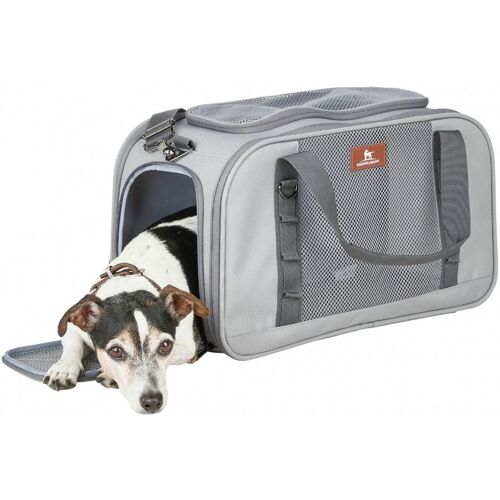 Knuffelwuff Hundetransporttasche Sheffield – faltbare Transporttasche mit Belüftung,...