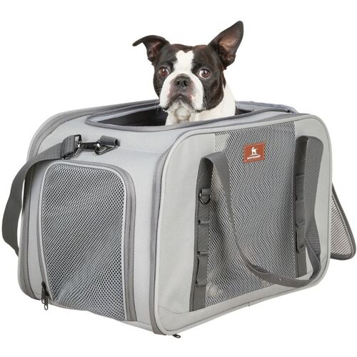 Knuffelwuff Hundetransporttasche Sheffield – faltbare Transporttasche mit Belüftung,...