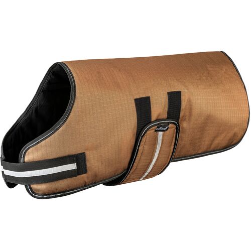 Knuffelwuff Hundemantel Funktionstextil reflektierend 65cm Braun