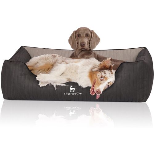 Knuffelwuff Orthopädisches Hundebett Outback aus laser-gestepptem Kunstleder XXL 120 x 85cm...