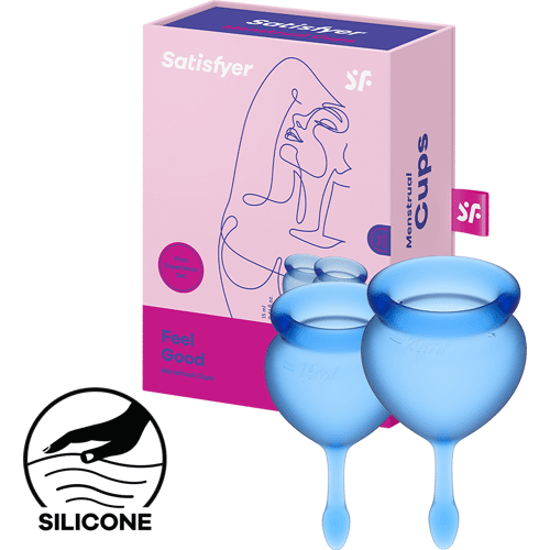 Satisfyer Feel Good - Menstrual Cup Set, 15 & 20 ml