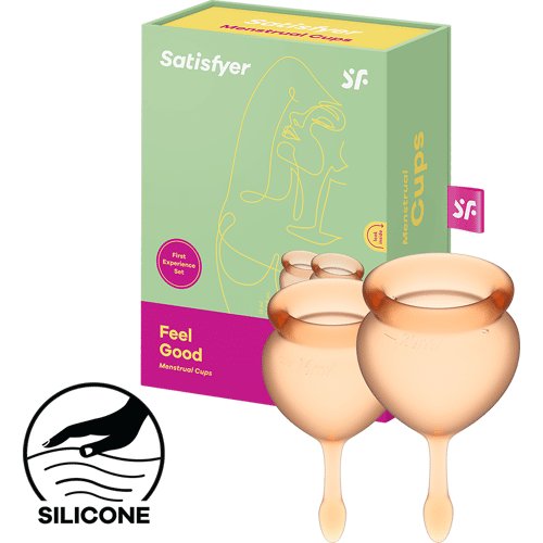 Satisfyer Feel Good - Menstrual Cup Set, 15 & 20 ml