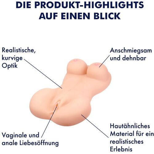 EIS Luxus-Natur masturbator, 53,5 cm