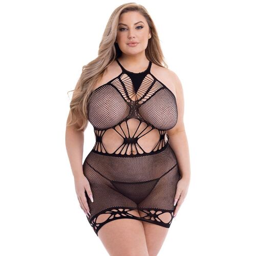 Baci Lingerie Diamonte Net Mini Dress