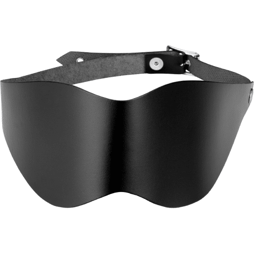 Rimba Blickdichte Leder-Maske