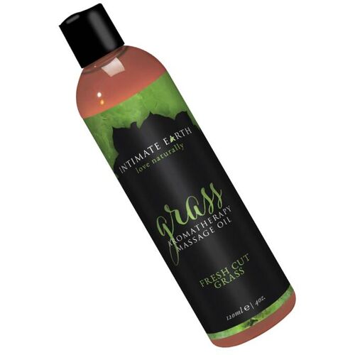 Intimate Earth Grass Massage Oil, 120 ml