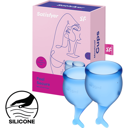 Satisfyer Feel Secure - Menstrual Cup Set, 15 & 20 ml