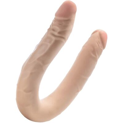 Blush Novelties Dr. Skin - 16,5 Inch Posable Double Dong, 41,9 cm Blush Novelties Dr. Skin - 16,5 Inch Posable Double Dong, 41,9 cm